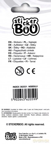 Naklejki Sticker BOO literki2