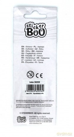 Naklejki Sticker BOO silver cyferki