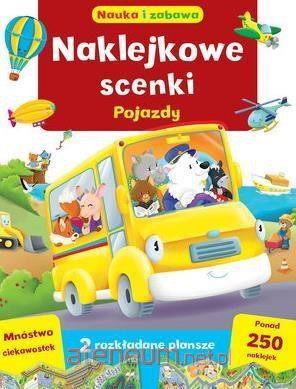 Naklejkowe scenki. Pojazdy [KSIĄŻKA]