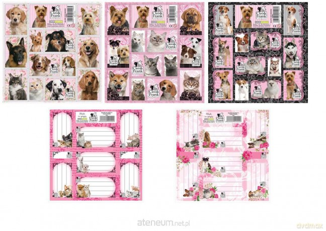 Nalepki 16x16 Cleo i Frank (25 szt)