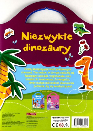 Niezwykłe dinozaury. Fantazyjne kolorowanki [KSIĄŻKA]