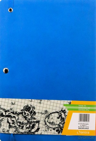 Notes A5 Kratka Impresja Jasny Niebieski