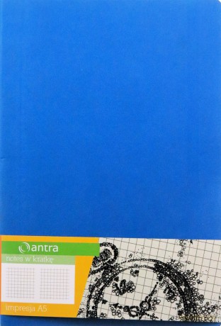 Notes A5 Kratka Impresja Jasny Niebieski
