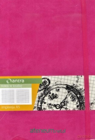 Notes A5 Kratka Impresja Różowy