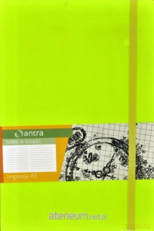 Notes A5 Kropki Impresja Limonka