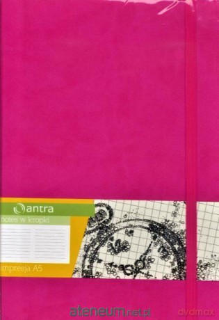 Notes A5 Kropki Impresja Różowy
