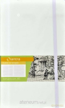 Notes A5 Kropki Romantyzm Biały