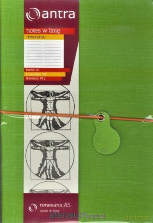Notes A5 Linia Renesans Zielony