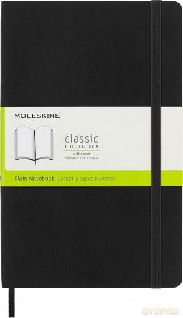 Notes Classic 13x21 gładki - czarny