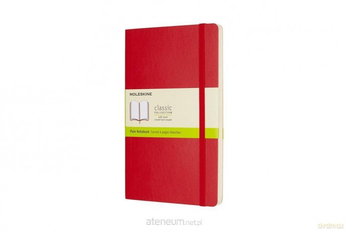 Notes Classic 13x21 gładki - czerwony