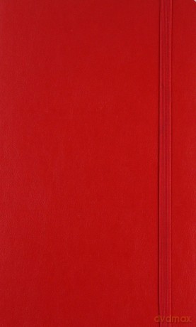 Notes Classic 13x21 gładki - czerwony