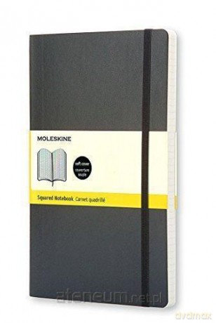 Notes Classic 13x21 kratka - czarny