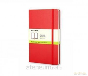 Notes Classic 13x21 gładki- czerwony