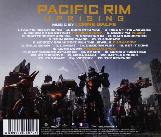 Pacific Rim: Uprising soundtrack (Pacific Rim: Rebelia) [CD]