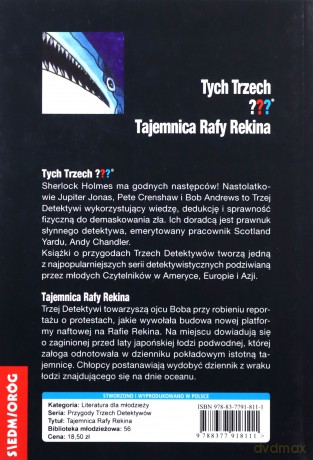 Tych Trzech. Tajemnica Rafy Rekina - Alfred Hichcock [KSIĄŻKA]