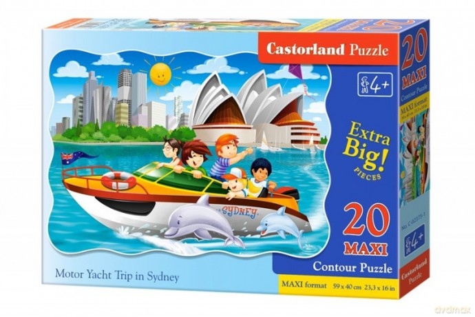 CASTOR 20 el. Maxi, Wycieczka motorówką w Sydney [PUZZLE]