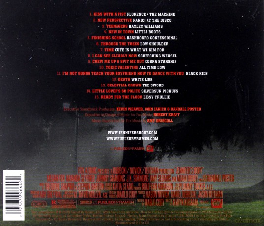 Jennifer's Body soundtrack (Zabójcze ciało) [CD]