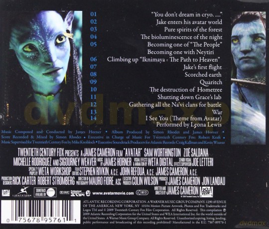 Avatar soundtrack [CD]