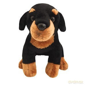 Pluszowy Doberman siedzący 20 cm