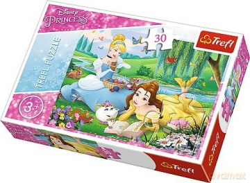 TREFL 30 el. Princess - Bella i Kopciuszek (18223) [PUZZLE]