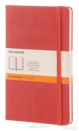Notes Classic 13x21 linia- pomarańczowy