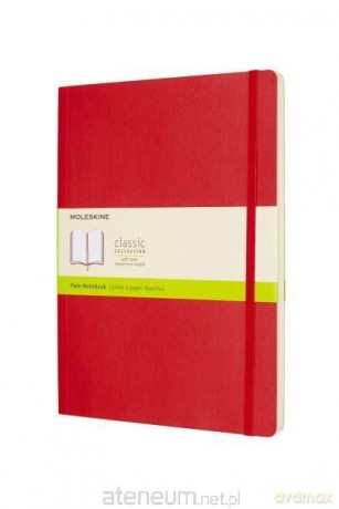 Notes Classic 19x25 gładki - czerwony