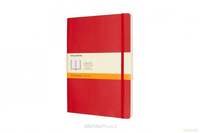 Notes Classic 19x25 linia - czerwony