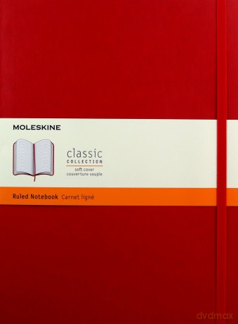 Notes Classic 19x25 linia - czerwony