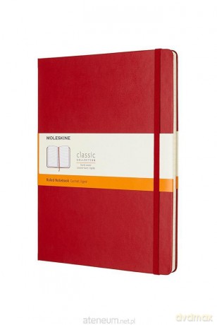 Notes Classic 19x25 linia- czerwony