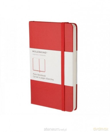 Notes Classic 9x14 gładki- czerwony