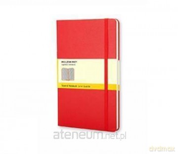 Notes Classic 9x14 kratka- czerwony