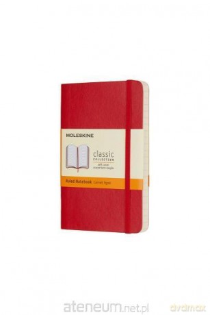 Notes Classic 9x14 linia - czerwony