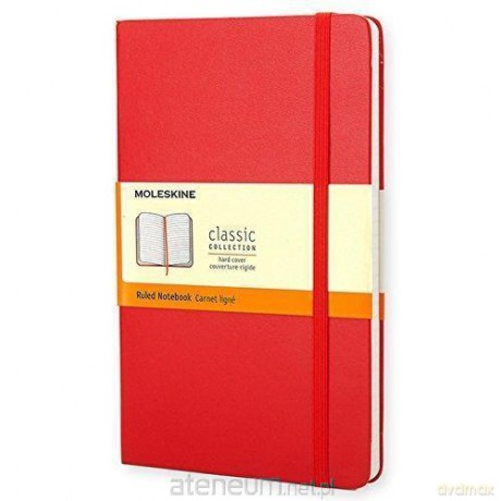 Notes Classic 9x14 linia- czerwony