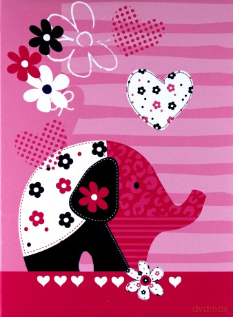 Notes gładki 13x18 cm Serce Słonia
