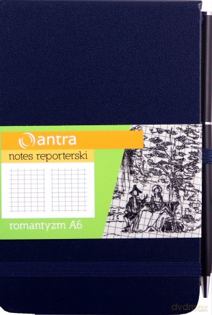 Notes Reporterski A6 Kratka Romantyzm Granat