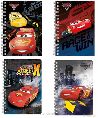 Notes spiralny A6 Cars (10 szt)