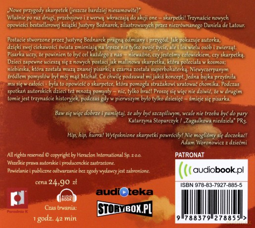 Nowe przygody skarpetek - Justyna Bednarek [AUDIOBOOK]