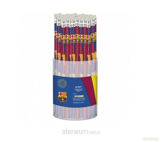 Ołówek z gumką FC Barcelona (48 szt)