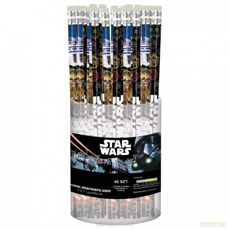 Ołówek z gumką Star Wars 16 (48 szt)