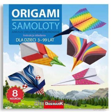 Origami 21x21 Samoloty