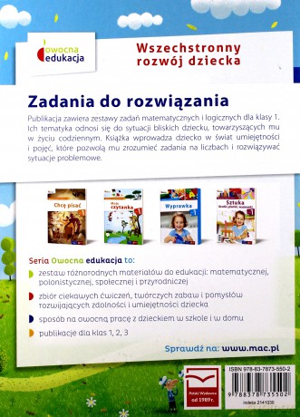 Owocna edukacja Szkoła podstawowa 1 Zadania do rozwiązania [KSIĄŻKA]