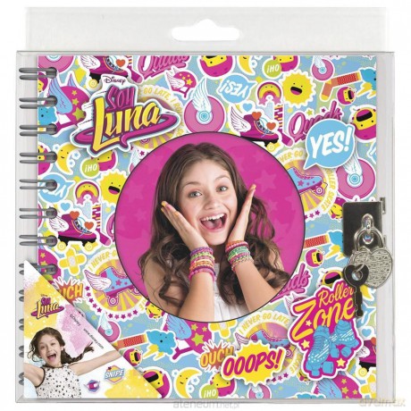Pamiętnik Spiralny z kłódką Soy Luna