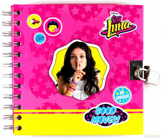 Pamiętnik Spiralny z kłódką Soy Luna