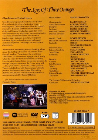 Maurice Sendak: Love Of Three Oranges [DVD]