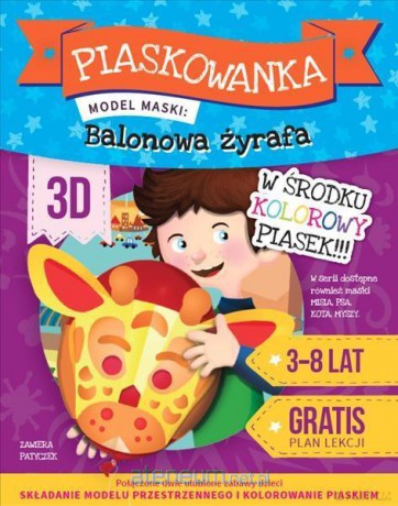 Piaskowanka 3D Żyrafa