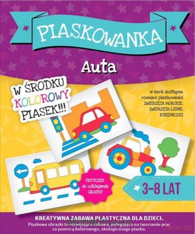 Piaskowanka. Auta