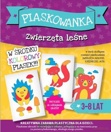 Piaskowanka. Zwierzęta leśne