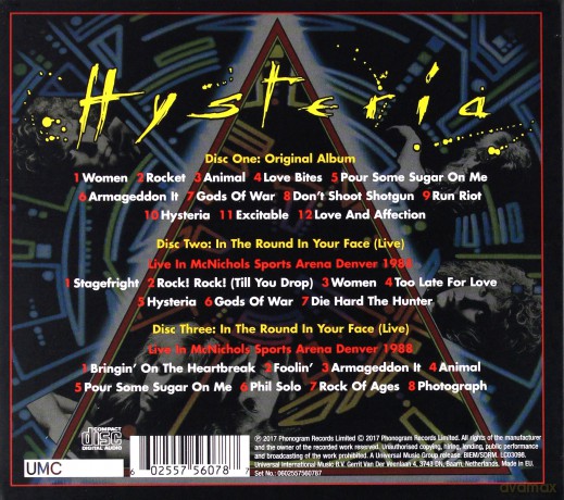 Def Leppard: Hysteria (Deluxe) [3CD]