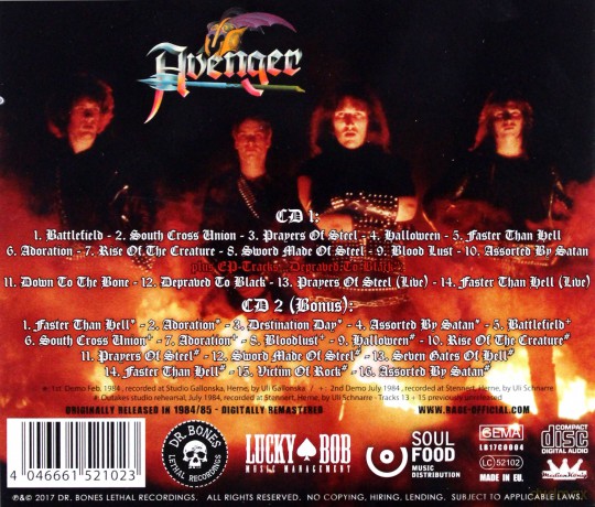 Avenger: Prayers Of Steel [2CD]