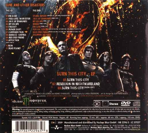 Sonic Syndicate: Love And Other Disasters [2CD]+[DVD]